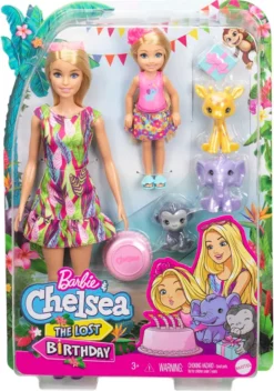 Barbie Und Chelsea "Dschungelabenteuer“ Schwestern-Spielset -Kinderspielzeug Rabatte 395851272bac5bbd90d5799db848f788