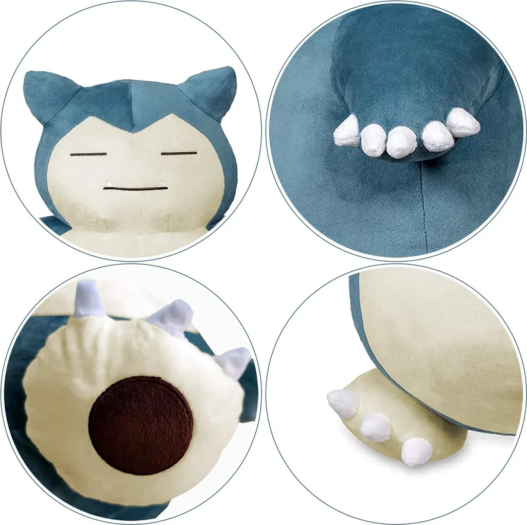 50cm Großes Snorlax Plüsch-Spielzeug,Pokemon Kissen Kollektion, Stofftiere Plüschtier, Pokemon Plushies 10 50cm Großes Snorlax Plüsch-Spielzeug,Pokemon Kissen Kollektion, Stofftiere Plüschtier, Pokemon Plushies – Bild 8