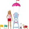 MATTEL Barbie GTX69 - Rettungsschwimmerin-Spielset Mit Blonder Puppe Und Zubehör -Kinderspielzeug Rabatte 3a3b9d25b0a9b09b01d7c207d141488a
