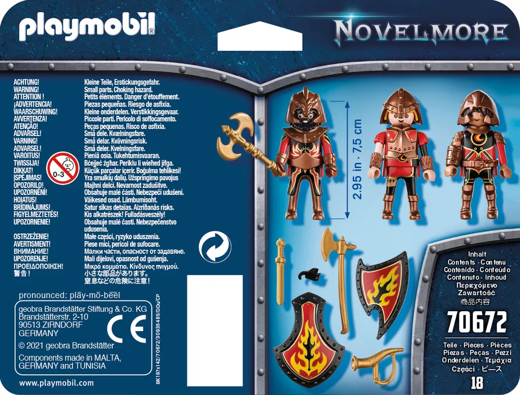 PLAYMOBIL Novelmore 70672 3er Set Burnham Raiders 6 PLAYMOBIL Novelmore 70672 3er Set Burnham Raiders – Bild 4