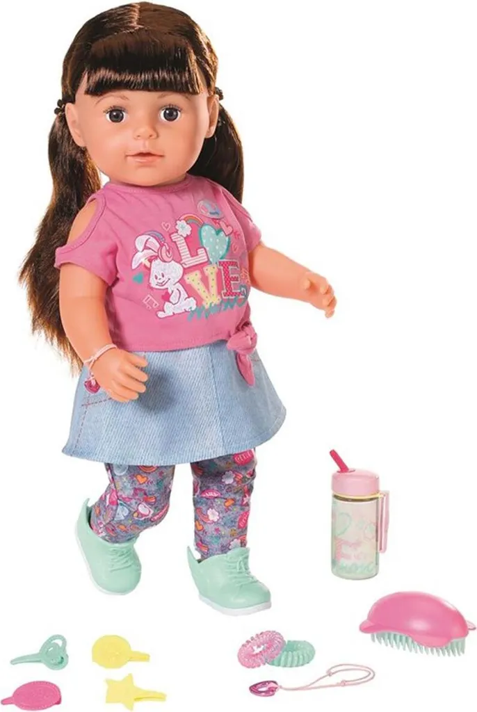 Zapf Creation Zapf 827185 BABY Born Soft Touch Sister Brünett 43 Cm 3 Zapf Creation Zapf 827185 BABY Born Soft Touch Sister Brünett 43 Cm