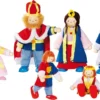 Goki 51797 Biegepuppen Königsfamilie, Mehrfarbig, 6-teilig (1 Set) -Kinderspielzeug Rabatte 3e9a2c6274d2ac410ecca21b306bcb18
