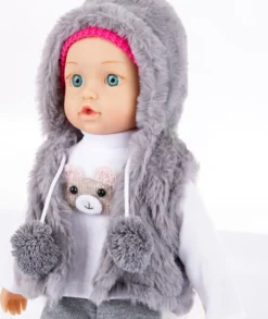 Kinderplay Babypuppe Interaktive Spielpuppe Weichkörperpuppe - Baby Puppe, 35 Cm Hoch, Funktionspuppe, Lacht, Sagt Mama Und Papa, Passt Zum Kinderplay Puppenwagen, KP4840N -Kinderspielzeug Rabatte 42fc4541d19c2823251d7bc2977b59b2