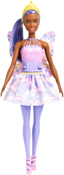 MATTEL Barbie Dreamtopia Fee Puppe - Lila Haare