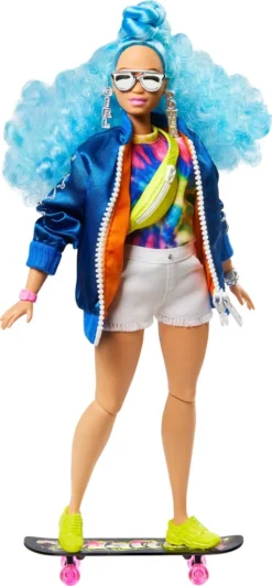 Barbie Extra Puppe Mit Blauen Haaren Und Skateboard, Inkl. Haustier 18 Barbie Extra Puppe Mit Blauen Haaren Und Skateboard, Inkl. Haustier -Kinderspielzeug Rabatte 44a06a33ae6996a9a808593022f27da3