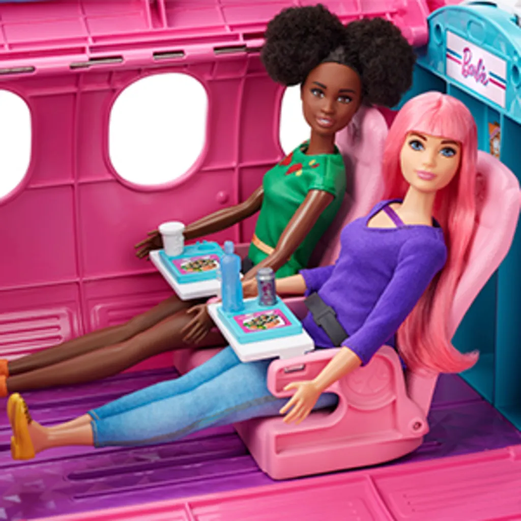 Barbie Reise Traumflugzeug Verwandelbares Spielset Mit Puppe Und Mehr Als 15 Reisebezogenen Zubehörteilen 7 Barbie Reise Traumflugzeug Verwandelbares Spielset Mit Puppe Und Mehr Als 15 Reisebezogenen Zubehörteilen – Bild 5