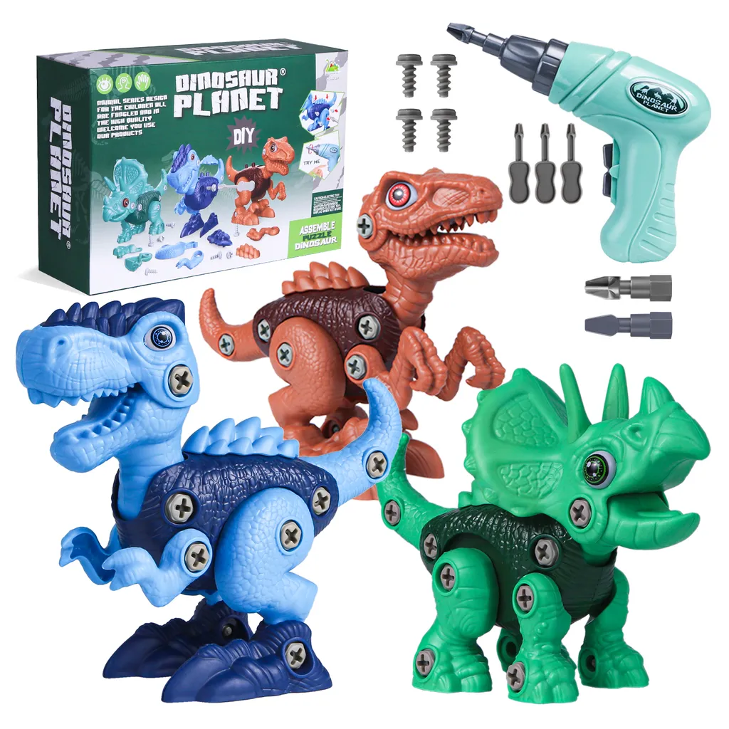 Dinosaurier-Spielzeug Montierbar Für Kinder 3 Dinosaurier-Spielzeug Montierbar Für Kinder