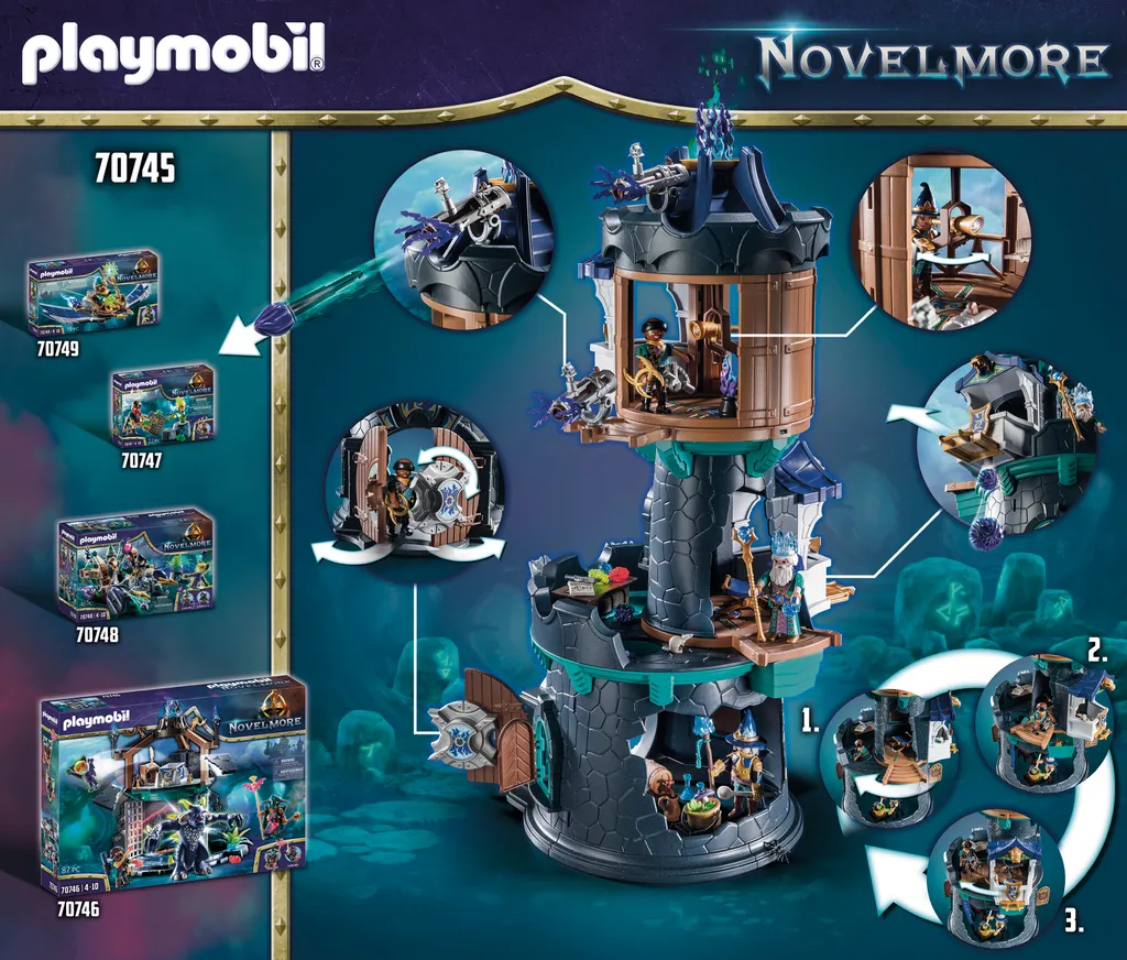 PLAYMOBIL Novelmore 70745 Violet Vale - Zaubererturm 6 PLAYMOBIL Novelmore 70745 Violet Vale - Zaubererturm – Bild 4