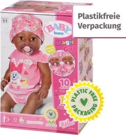 Zapf Creation BABY Born Magic Girl Brown Eyes 43 Cm -Kinderspielzeug Rabatte 48b0bb8d81d264b1476eb62c4291c93c