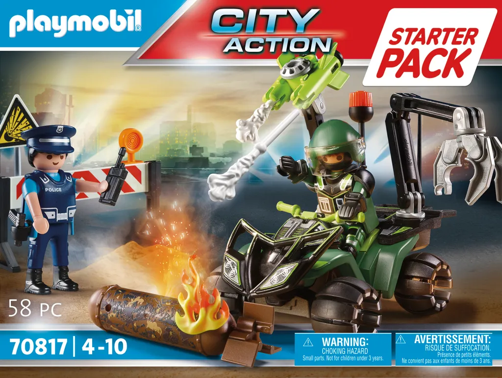 PLAYMOBIL City Action 70817 Starter Pack Polizei: Gefahrentraining 5 PLAYMOBIL City Action 70817 Starter Pack Polizei: Gefahrentraining – Bild 3