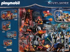 PLAYMOBIL Novelmore 70391 Novelmore Mobile Katapultfestung -Kinderspielzeug Rabatte 49f7ebade00fc3b2513702db84301107