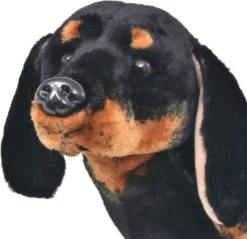 VidaXL Plüschtier Stehend Dackel Schwarz XXL -Kinderspielzeug Rabatte 4a948b2fa1f3fa915e45004e22fc0102