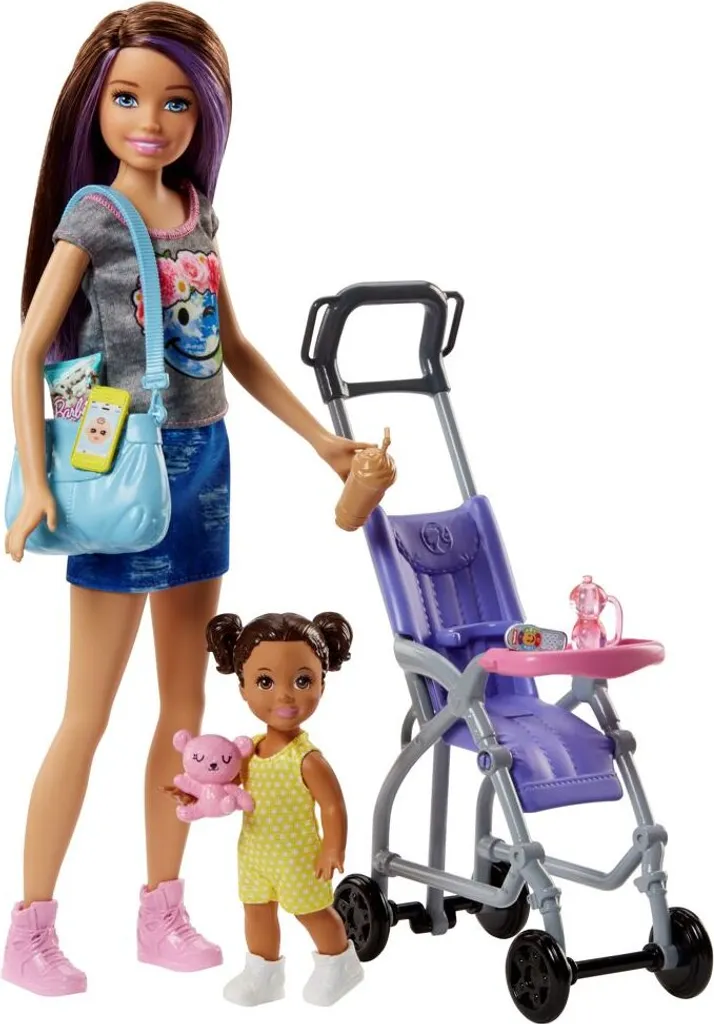 Barbie "Skipper Babysitters Inc." Puppen Und Kinderwagen Spielset 10 Barbie "Skipper Babysitters Inc." Puppen Und Kinderwagen Spielset – Bild 8
