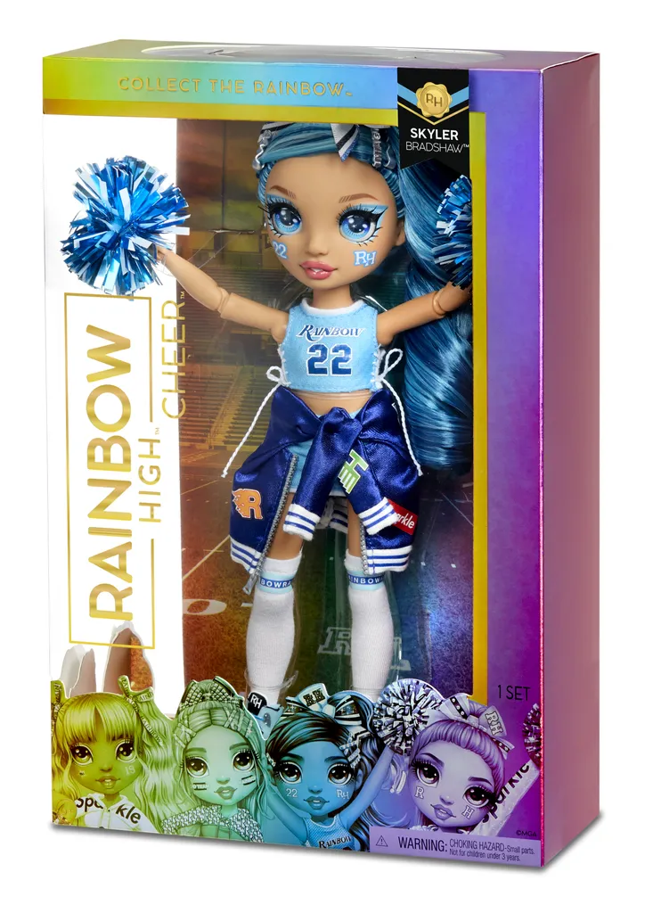 MGA Entertainment 572077EUC Rainbow High Cheer Doll - Skyler Bradshaw (Blue) 5 MGA Entertainment 572077EUC Rainbow High Cheer Doll - Skyler Bradshaw (Blue) – Bild 3