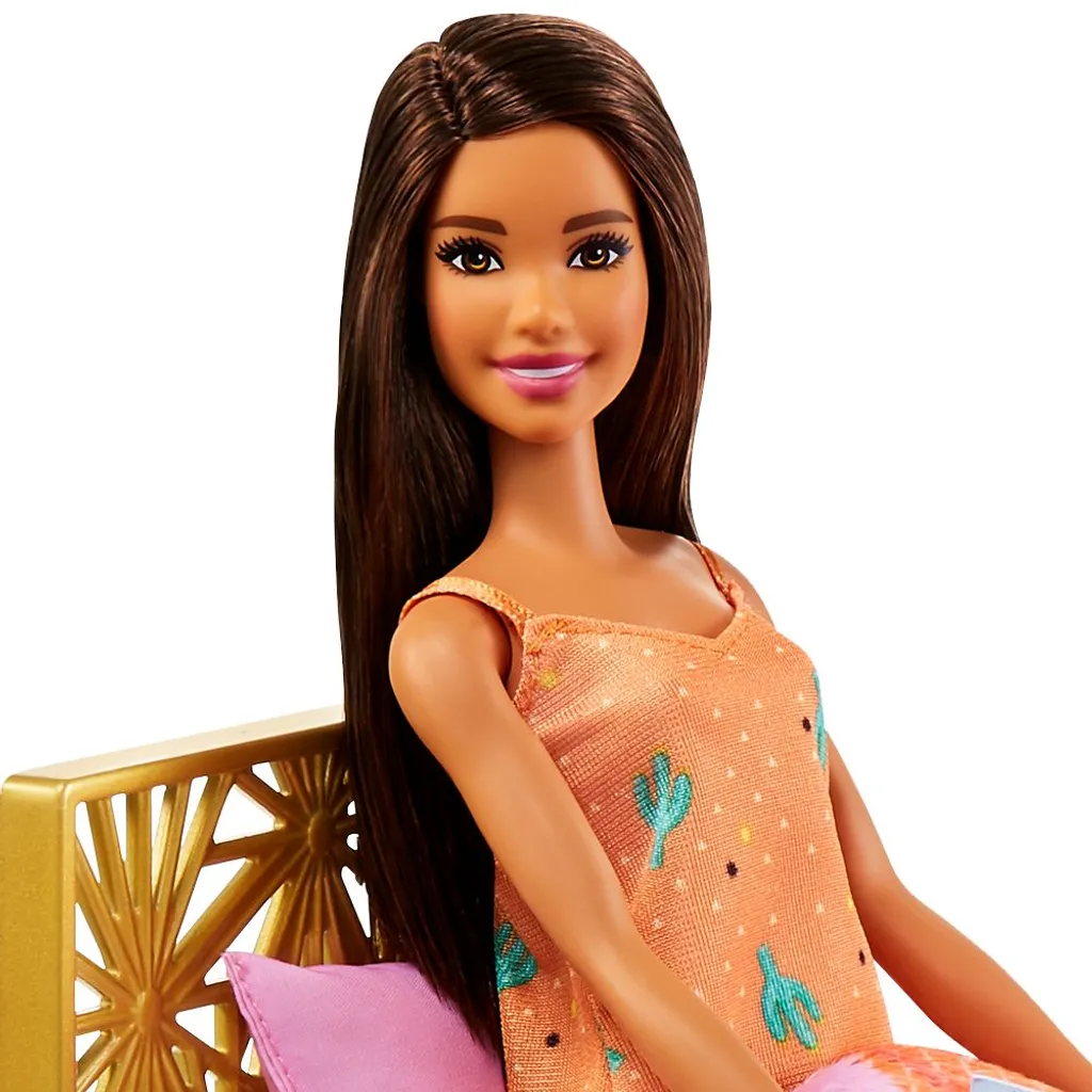 Barbie Möbel-Spielset Schlafzimmer Mit Puppe, Puppenhaus-Möbel 7 Barbie Möbel-Spielset Schlafzimmer Mit Puppe, Puppenhaus-Möbel – Bild 5