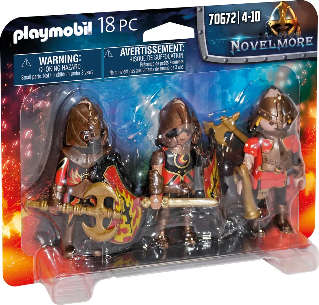 PLAYMOBIL Novelmore 70672 3er Set Burnham Raiders 3 PLAYMOBIL Novelmore 70672 3er Set Burnham Raiders
