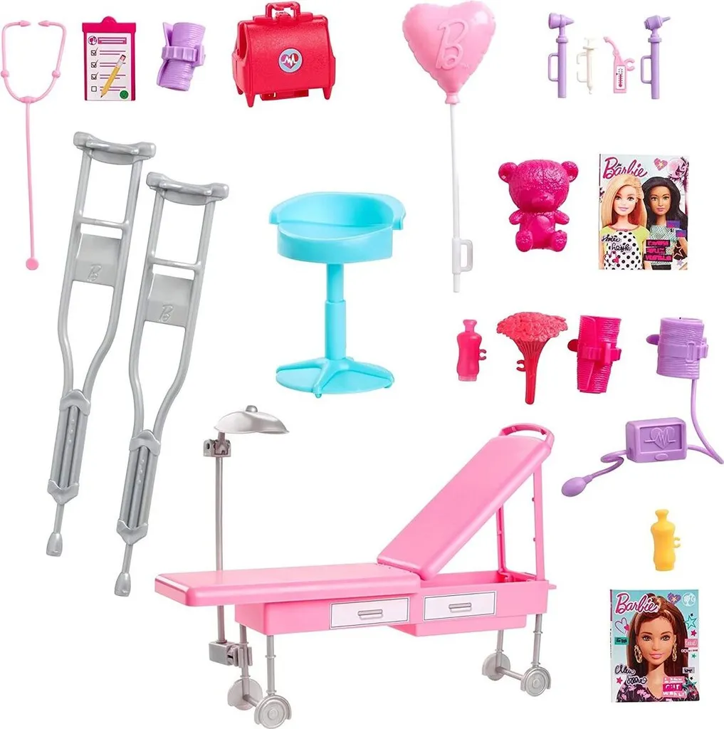 Mattel GMG35 - Barbie - 2 In 1 Krankenwagen Mit Licht & Sound Inkl. 2 Puppen Und Weitere Zubehörteile 4 Mattel GMG35 - Barbie - 2 In 1 Krankenwagen Mit Licht & Sound Inkl. 2 Puppen Und Weitere Zubehörteile – Bild 2