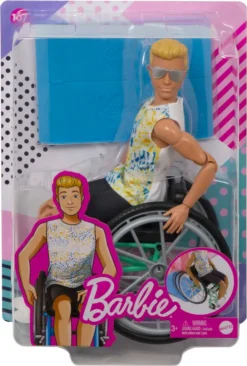 Barbie Fashionistas Ken Puppe (blond) Mit Rollstuhl, Anziehpuppe -Kinderspielzeug Rabatte 56ecf4061193ce0f3761ae15d11c557f