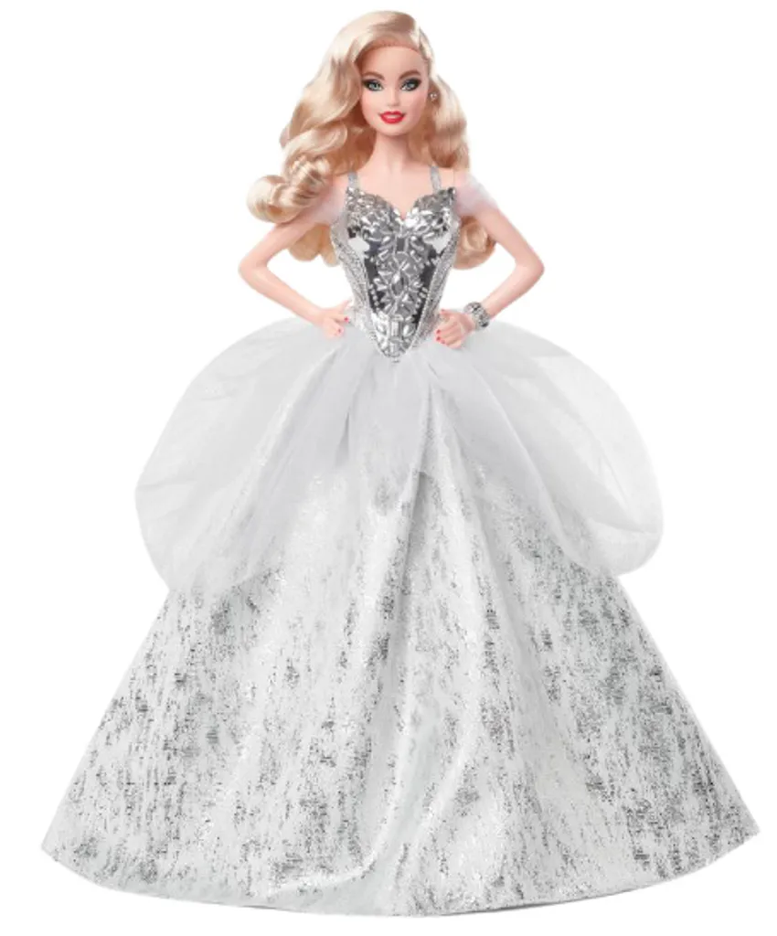 Barbie Signature Holiday Doll Wavy Blonde Barbie Puppe 3 Barbie Signature Holiday Doll Wavy Blonde Barbie Puppe