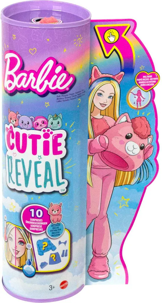 Barbie Cutie Reveal Traumland Fantasie Serie Puppe - Lama 8 Barbie Cutie Reveal Traumland Fantasie Serie Puppe - Lama – Bild 6