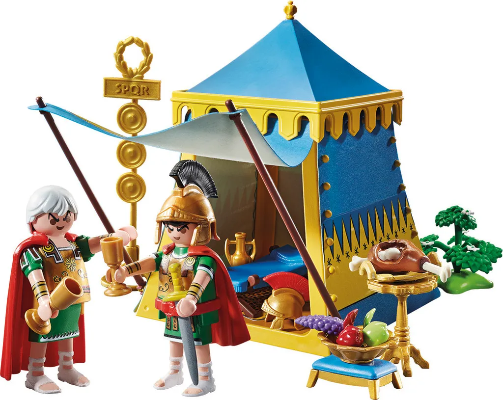 PLAYMOBIL Asterix 71015 Asterix: Anführerzelt Mit Generälen 4 PLAYMOBIL Asterix 71015 Asterix: Anführerzelt Mit Generälen – Bild 2