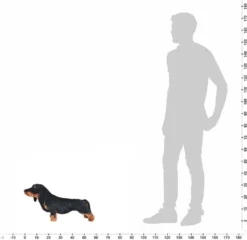 VidaXL Plüschtier Stehend Dackel Schwarz XXL -Kinderspielzeug Rabatte 5a11bb22e1c5920f2afb021e6272c3dc
