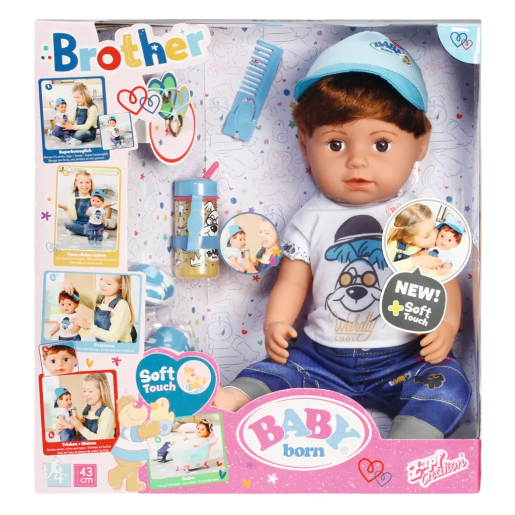 Zapf Creation Zapf 826911 BABY Born Soft Touch Brother 43 Cm 8 Zapf Creation Zapf 826911 BABY Born Soft Touch Brother 43 Cm – Bild 6