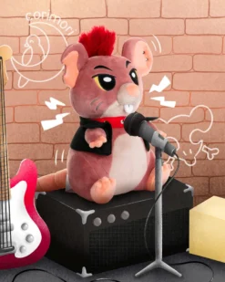 Ed, Die Punk-Ratte | 26cm Plüschie Stofftier, Plüschtier, Ratten-Kuscheltier, Braun Rot Schwarz -Kinderspielzeug Rabatte 5eaf59cb11e43386953b1d06d4a8902f
