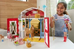 Barbie Spaß Auf Dem Bauernhof Scheunen-Spielset Mit Tieren Und Zubehör -Kinderspielzeug Rabatte 5fa26c57e49fc680730bdf48786b9a25