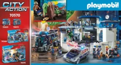 PLAYMOBIL City Action 70570 Polizei-Geländewagen: Verfolgung Des Schatzräubers -Kinderspielzeug Rabatte 602f6309f3361bb52f38bd2a84db9e47