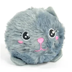 Kögler BomBom Flauschball Katze Plüschkatze Plüschball Antistress Ball 12 Cm Neu