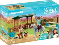PLAYMOBIL Reitplatz Mit Lucky & Javier, 70119
