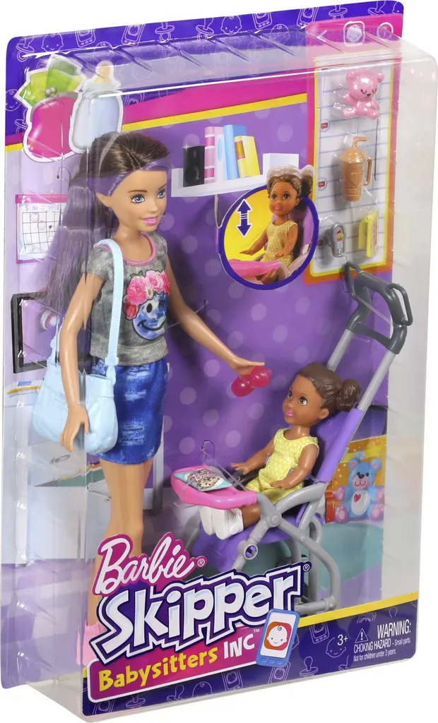 Barbie "Skipper Babysitters Inc." Puppen Und Kinderwagen Spielset 4 Barbie "Skipper Babysitters Inc." Puppen Und Kinderwagen Spielset – Bild 2