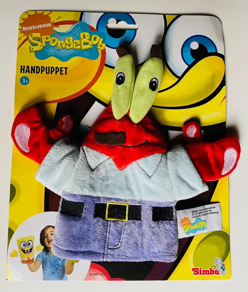 SIMBA TOYs Simba - Handpuppe Figur Mr. Krabs Aus Der Serie Spongebob Schwammkopf 3 SIMBA TOYs Simba - Handpuppe Figur Mr. Krabs Aus Der Serie Spongebob Schwammkopf