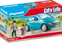 PLAYMOBIL, Papa Und Kind Mit Cabrio, City Life, 70285