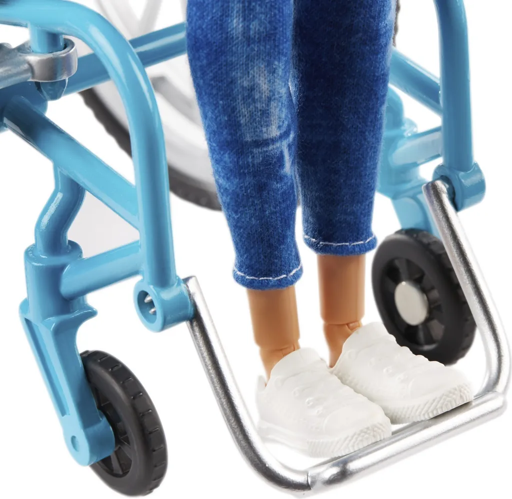 Barbie Rollstuhl Und Puppe (blond) 5 Barbie Rollstuhl Und Puppe (blond) – Bild 3