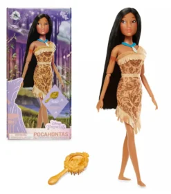 Offizielle Disney Pocahontas Classic Puppe Mit Pinsel