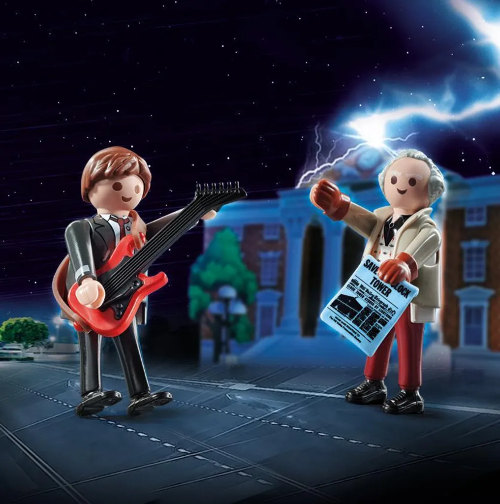 Playmobil Back To The Future Marty McFly Und Dr. Emmett Brown 4 Playmobil Back To The Future Marty McFly Und Dr. Emmett Brown – Bild 2