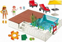 PLAYMOBIL 5575 City Life Einbau-Swimmingpool -Kinderspielzeug Rabatte 70e7450bac2e8dbe639de0b4fdd83f7c