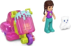 Mattel Polly Pocket Puppe Mit Auto Eis