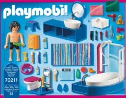 PLAYMOBIL Dollhouse 70211 Badezimmer -Kinderspielzeug Rabatte 7437dd5723e84534f5b6b7e767fd75ef
