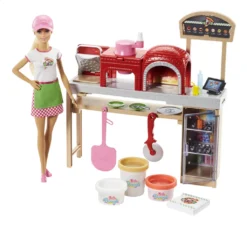 MATTEL Barbie "Cooking & Baking" Pizzabäckerin Puppe & Spielset -Kinderspielzeug Rabatte 74f51b078b19df00a6fc81211c21125a