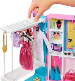 Barbie Traum Kleiderschrank Ausklappbar Mit Puppe, Zubehör Und Puppen-Kleidung -Kinderspielzeug Rabatte 77559dbed56319e88434903eef7b142c