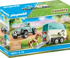 PLAYMOBIL Country 70511 PKW Mit Ponyanhänger