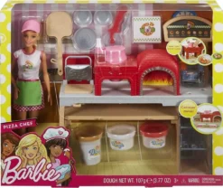 MATTEL Barbie "Cooking & Baking" Pizzabäckerin Puppe & Spielset -Kinderspielzeug Rabatte 77b57f5160354b1625ff17e71c89278e