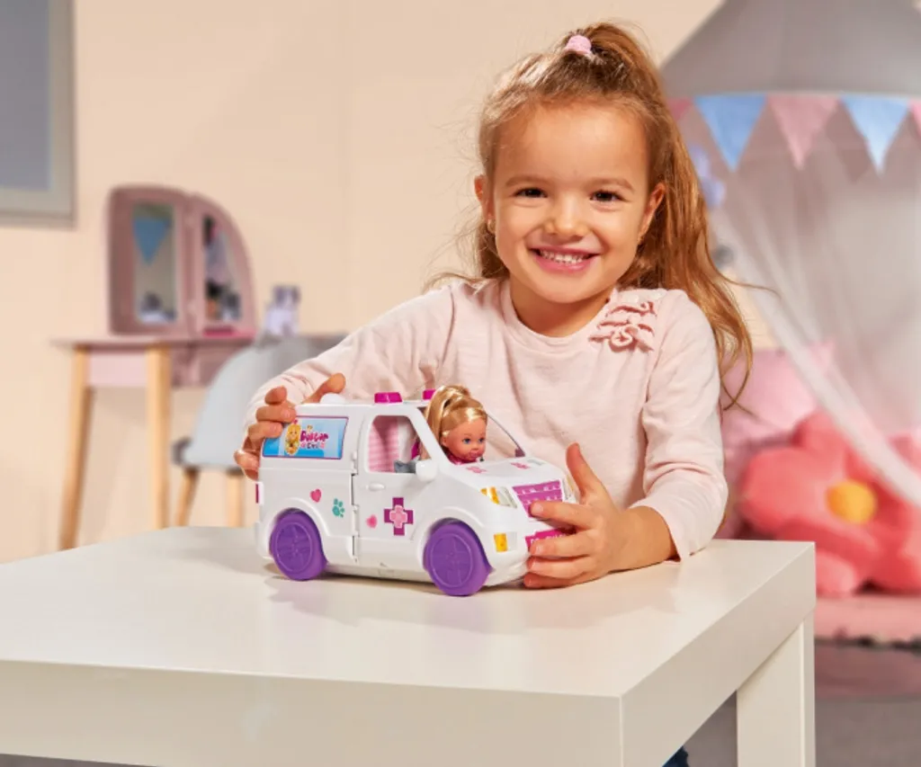 SIMBA TOYs Simba Spielset Evi Love 2-in-1 Tier-Mobil 12 Cm Weiß 9 SIMBA TOYs Simba Spielset Evi Love 2-in-1 Tier-Mobil 12 Cm Weiß – Bild 7