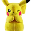 JAZWARES Pokemon Plüschfigur Wave 8 (20cm) , Charakter :Pikachu Zwinkernd