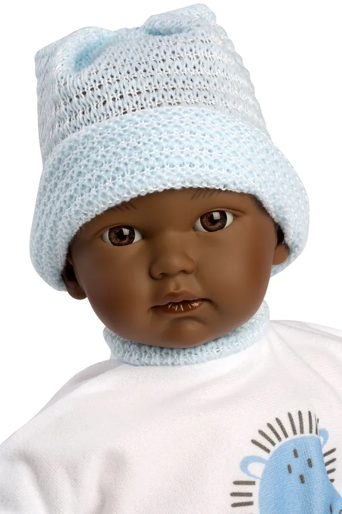 M. Llorens Babypuppe Afrika, Little King, 30 Cm Erstlingspuppe 3 M. Llorens Babypuppe Afrika, Little King, 30 Cm Erstlingspuppe