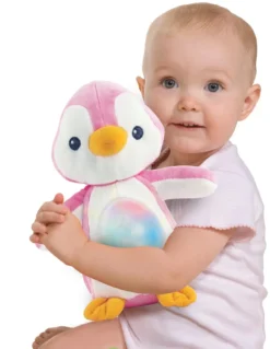 Pinguin Kuscheltier Einschlaftier Baby Einschlafhilfe Mit Licht Melodien Rosa WinFun -Kinderspielzeug Rabatte 79d75ab6855a8d32cef171e48e504066