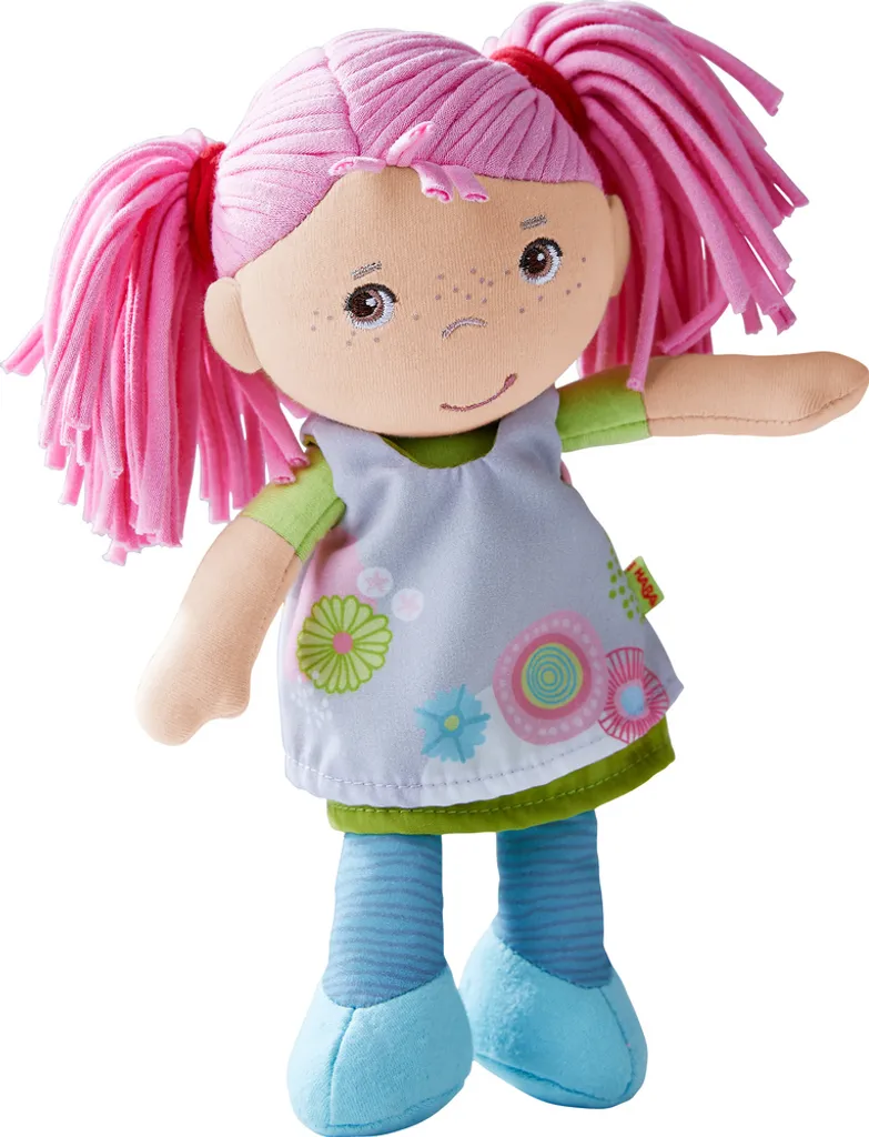 HABA Puppe Beatrice, Stoffpuppe, Kuschelpuppe, Plüschpuppe, Ab 6 Monaten, 20 Cm, 306204 3 HABA Puppe Beatrice, Stoffpuppe, Kuschelpuppe, Plüschpuppe, Ab 6 Monaten, 20 Cm, 306204